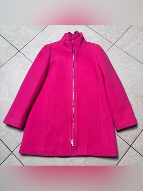 J. Crew Wild Berry Petite Lodge Coat